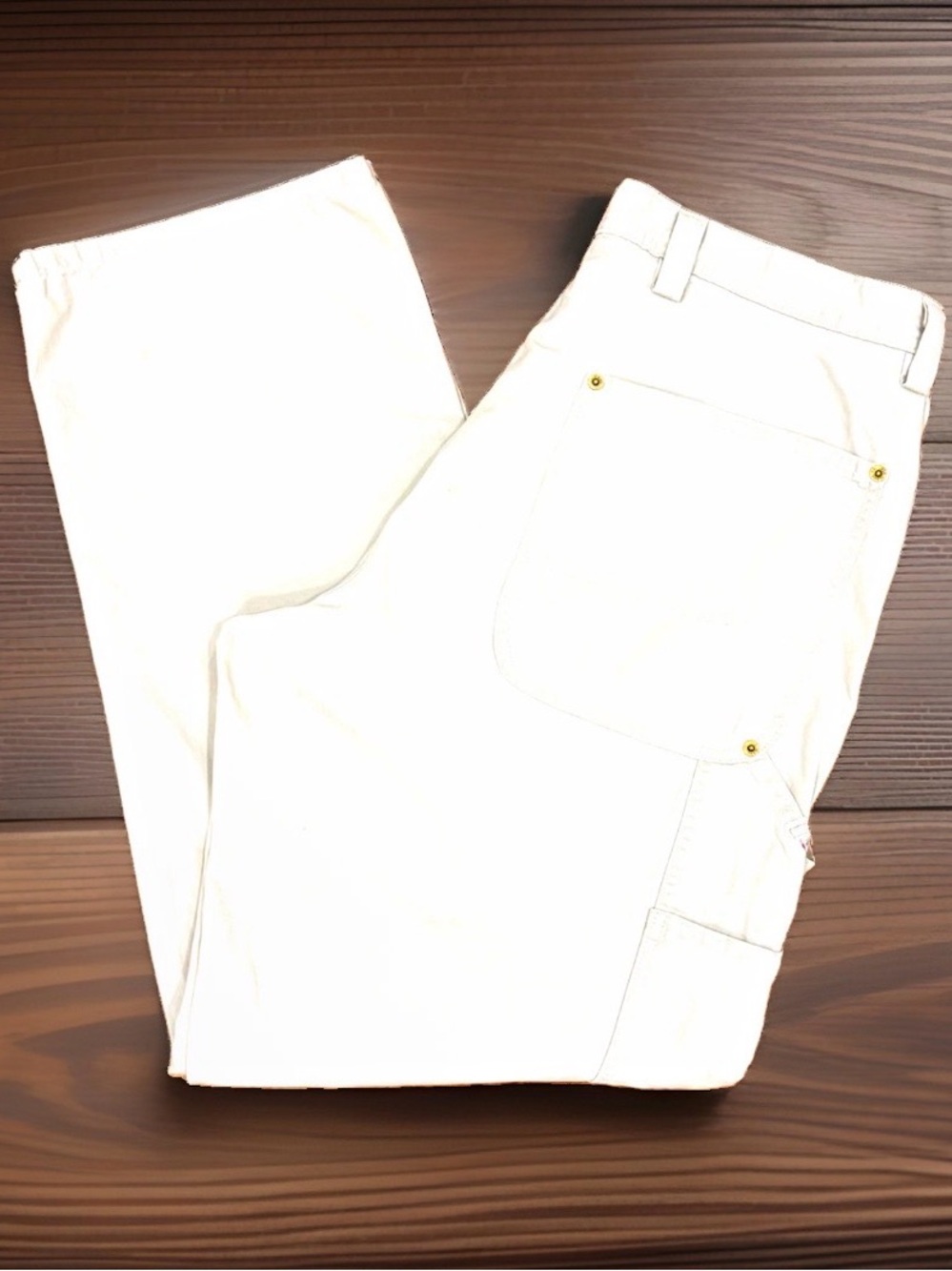 Polo Jeans Co Ralph Lauren 34x32 Cream Cargo Pants
